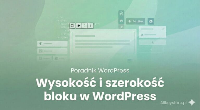 Jak zmienić wysokość i szerokość bloku w WordPress