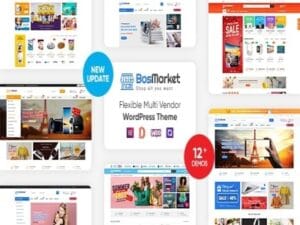 Szablon BosMarket Flexible Multivendor Woo WPr Theme