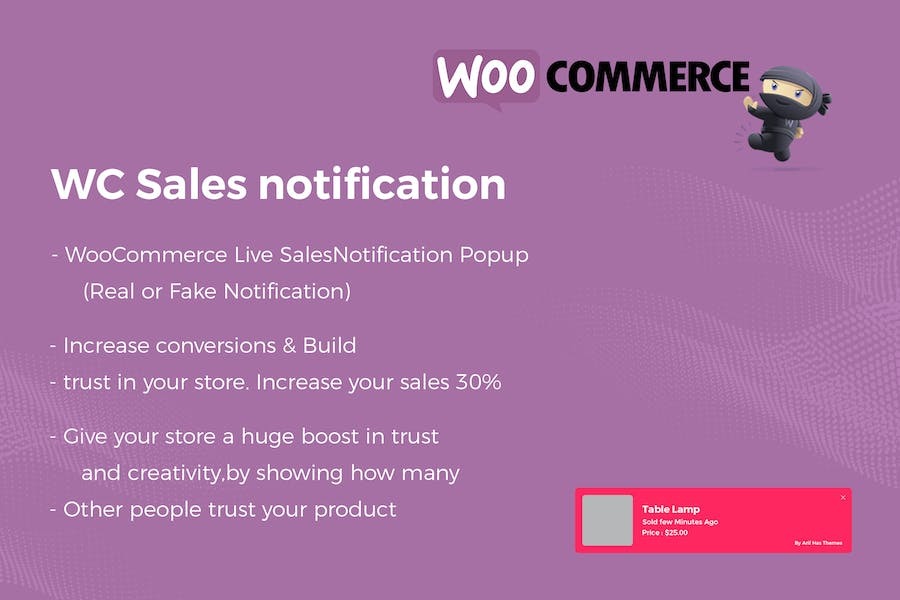 Wtyczka WooCommerce Live Sales Notification Pro | Sklep z dodatkami premium WP Allkeystore.pl