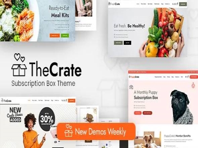 Szablon TheCrate WooCommerce Subscription Box Theme | Sklep z dodatkami premium WP Allkeystore.pl