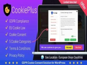Wtyczka Cookie Plus GDPR Cookie Consent Solution for WordPress