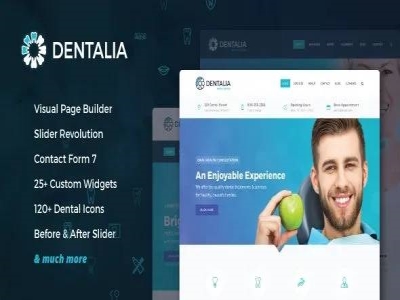 Szablon Dentalia Dentist Medical WordPress Theme | Sklep z dodatkami premium WP Allkeystore.pl