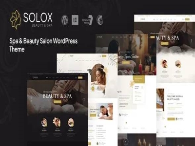 Szablon Solox Spa Beauty WordPress Theme | Sklep z dodatkami premium WP Allkeystore.pl