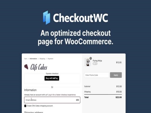 Wtyczka CheckoutWC Optimized Checkout Pages for WooCommerce | Sklep z dodatkami premium WP Allkeystore.pl