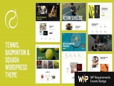 Szablon Racquet Tennis Badminton Squash WordPress Theme | Sklep z dodatkami premium WP Allkeystore.pl