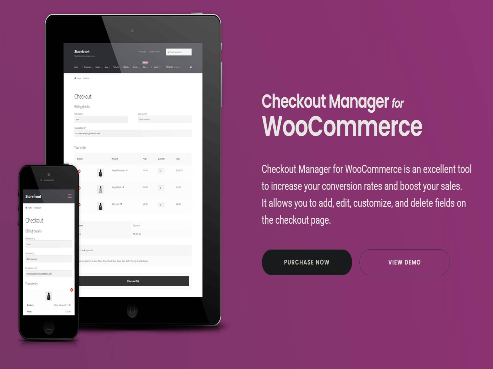 Wtyczka Checkout Manager for WooCommerce | Sklep z dodatkami premium WP Allkeystore.pl