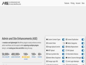 Admin and Site Enhancements (ASE) Pro-Plugin