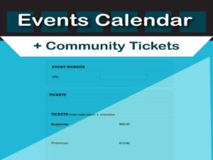Das Events Calendar Pro Community Tickets Add-on-Plugin