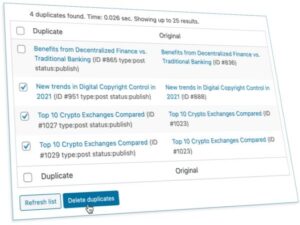Wtyczka Delete Duplicate Posts Pro
