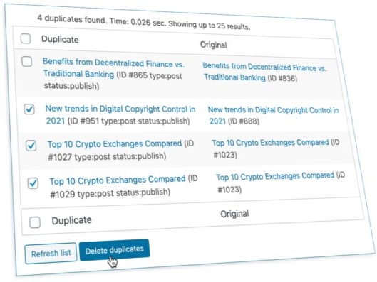 Wtyczka Delete Duplicate Posts Pro | Sklep z dodatkami premium WP Allkeystore.pl
