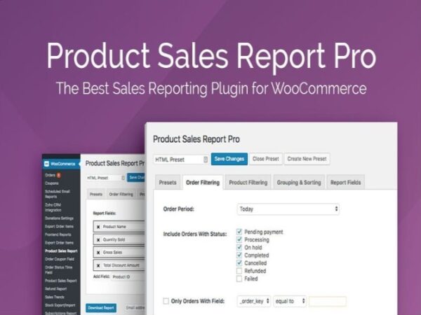 Wtyczka Product Sales Report Pro for WooCommerce | Sklep z dodatkami premium WP Allkeystore.pl