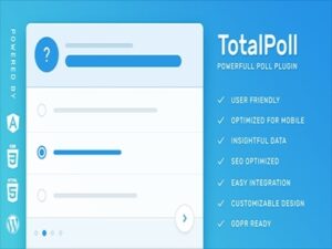 Wtyczka TotalPoll Pro Responsive WordPress Poll Plugin