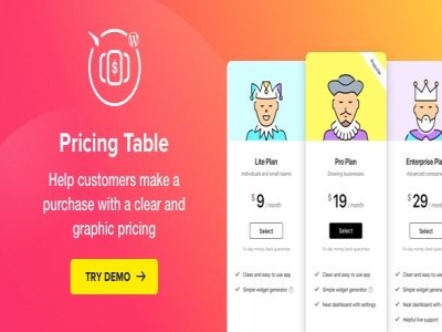 Wtyczka Elfsight Pricing Table | Sklep z dodatkami premium WP Allkeystore.pl