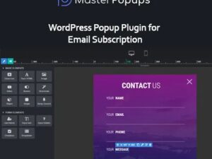 Wtyczka Master Popups WordPress Popup Plugin for Email Subscription