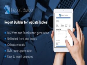 Wtyczka Report Builder for wpDataTables