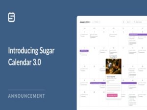 Wtyczka Sugar Calendar Pro