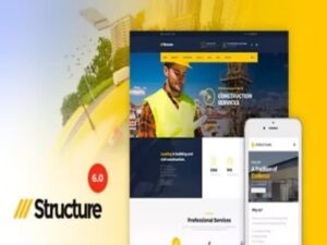 WordPress-Theme-Vorlage für den Hochbau