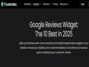 Wtyczka Trustindex Widgets for Google Reviews