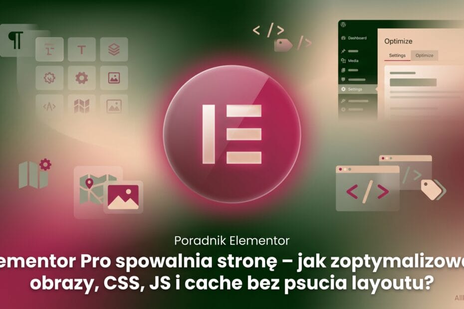 Elementor Pro verlangsamt die Seite – wie lassen sich Bilder, CSS, JS und Cache optimieren, ohne das Layout zu beeinträchtigen?