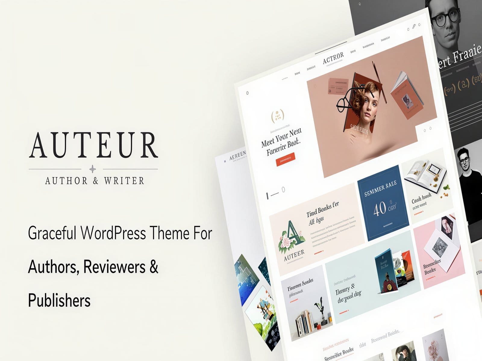 Szablon Auteur – WordPress Theme for Authors and Publishers