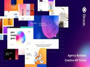 Szablon Brook - Agency Business Creative WordPress Theme