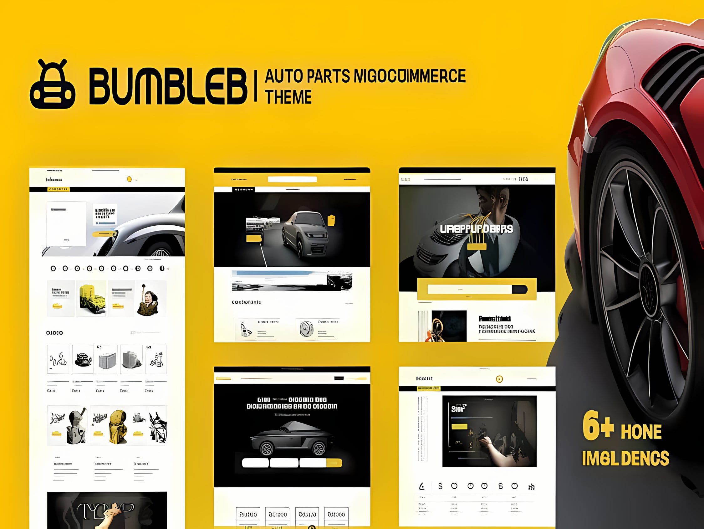 Szablon Bumbleb Auto Parts WooCommerce Theme