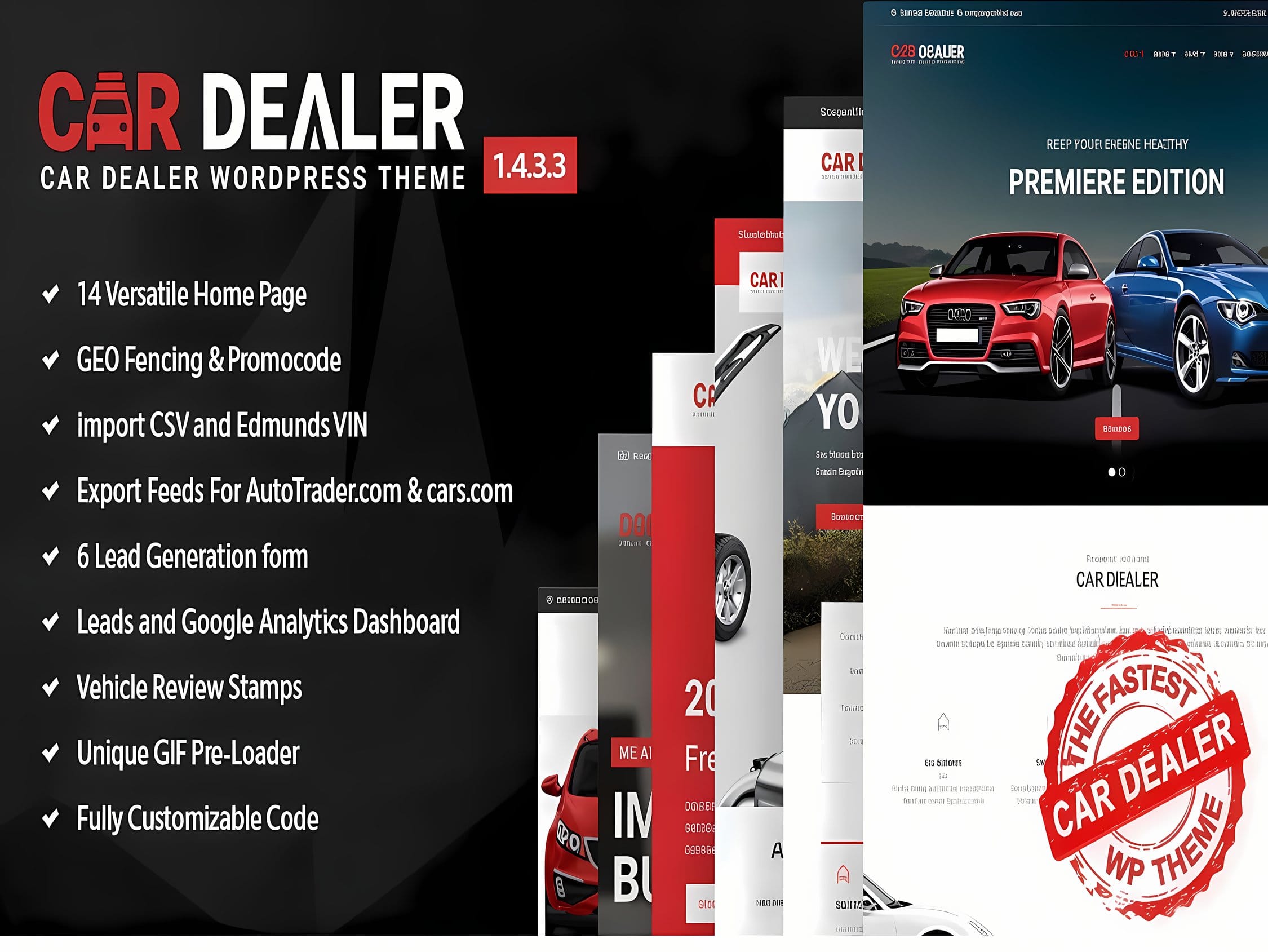 Szablon Car Dealer The Best Car Dealer Automotive Responsive WP Theme