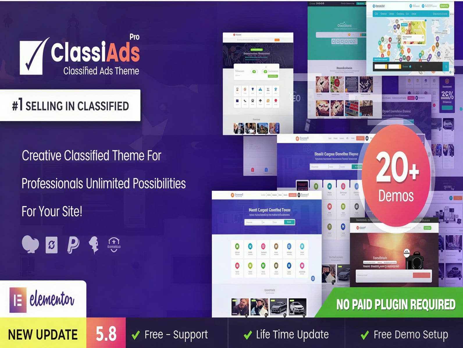 Szablon Classiads - Classified Ads WordPress Theme