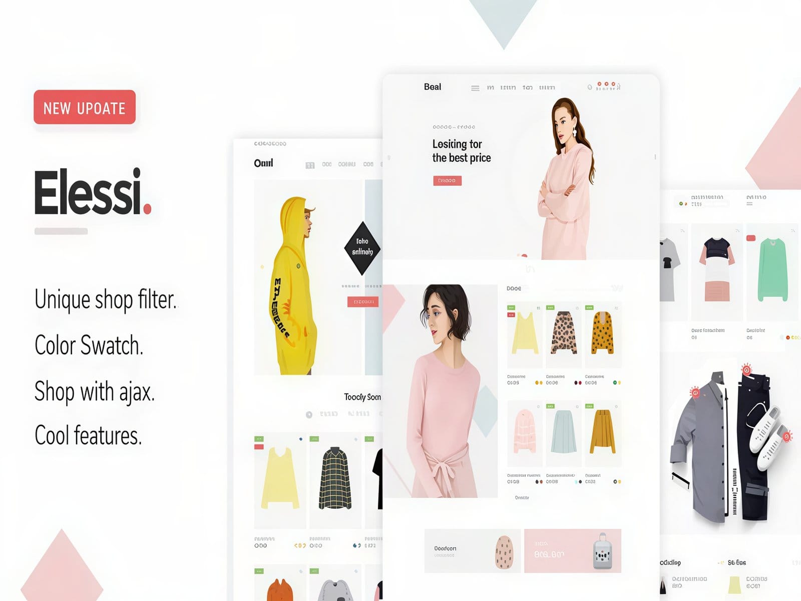 Szablon Elessi WooCommerce AJAX RTL WordPress Theme