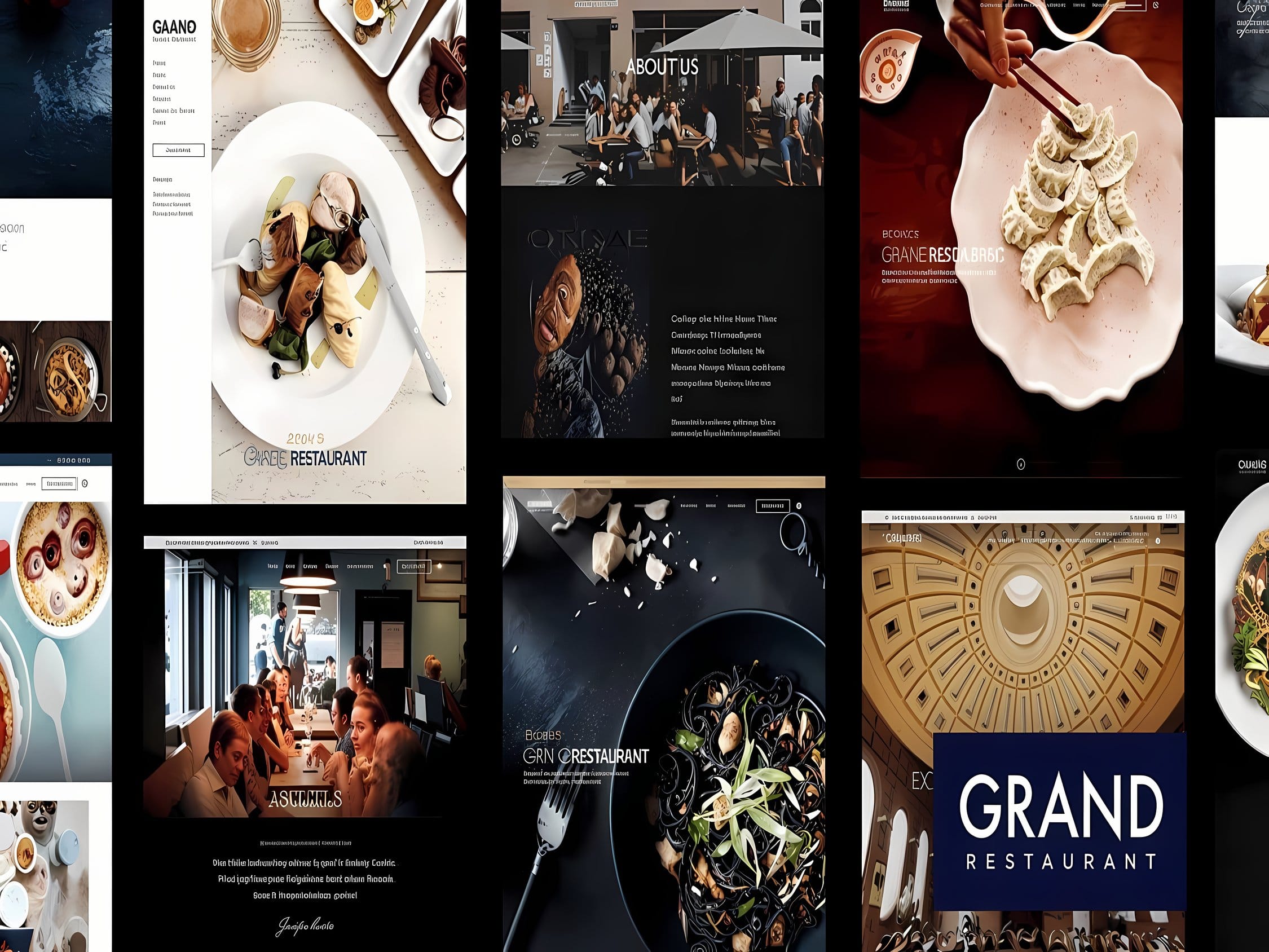 Szablon Grand Restaurant WordPress