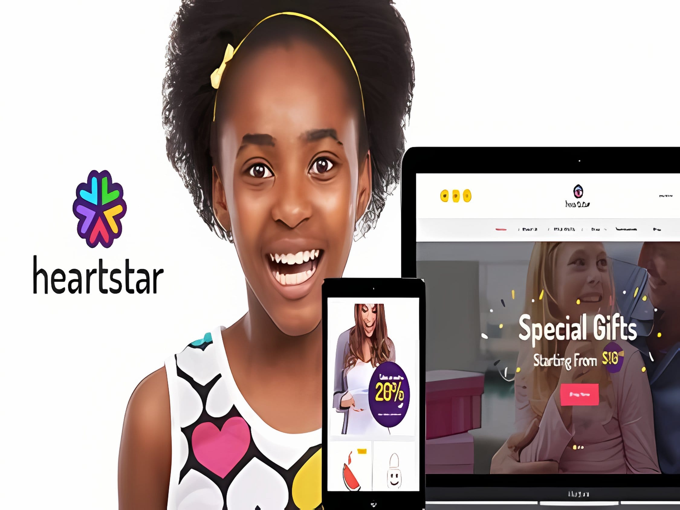 Szablon HeartStar Gift Shop & Event WordPress Theme