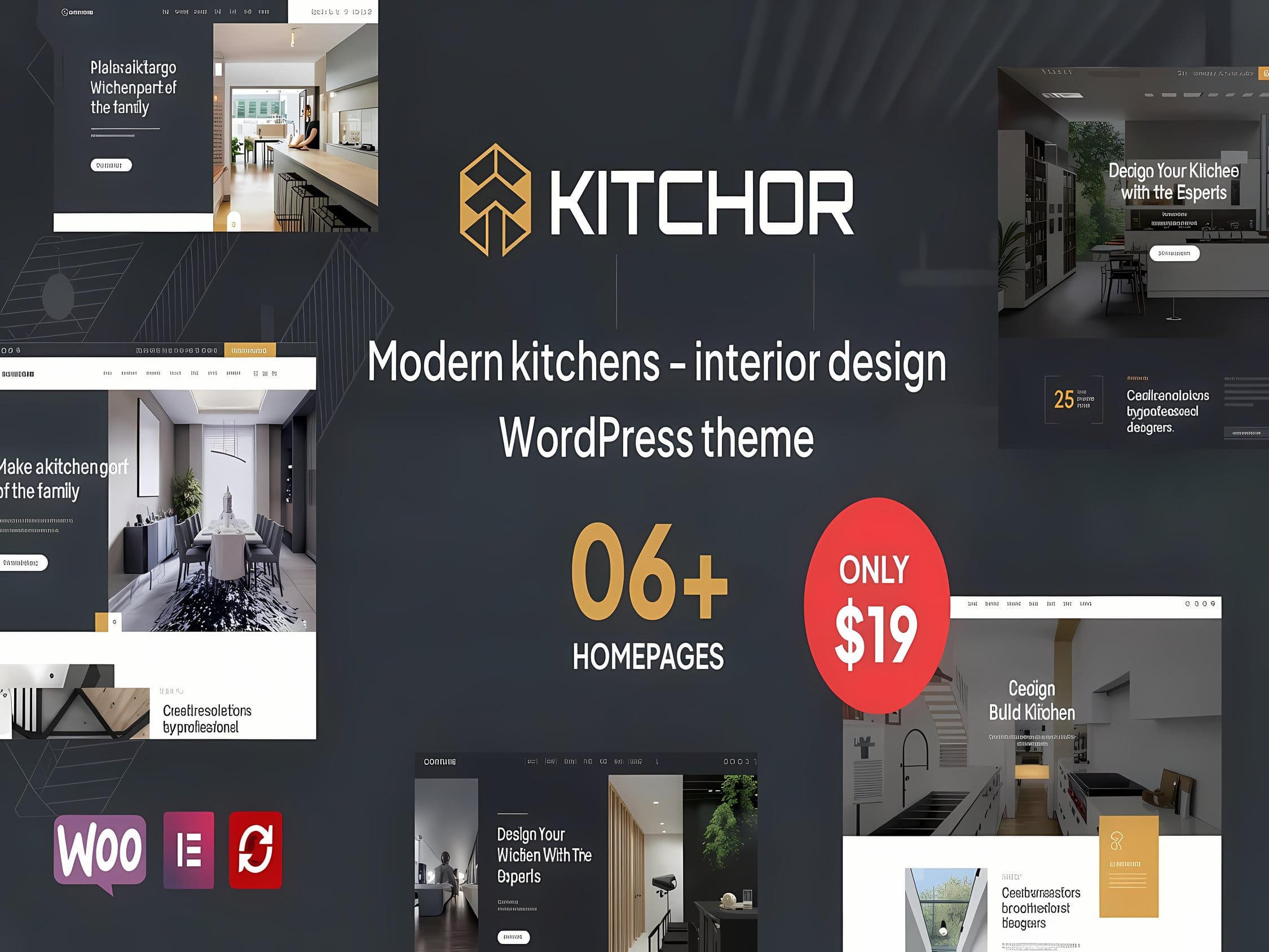 Szablon Kitchor Interior Design WordPress Theme