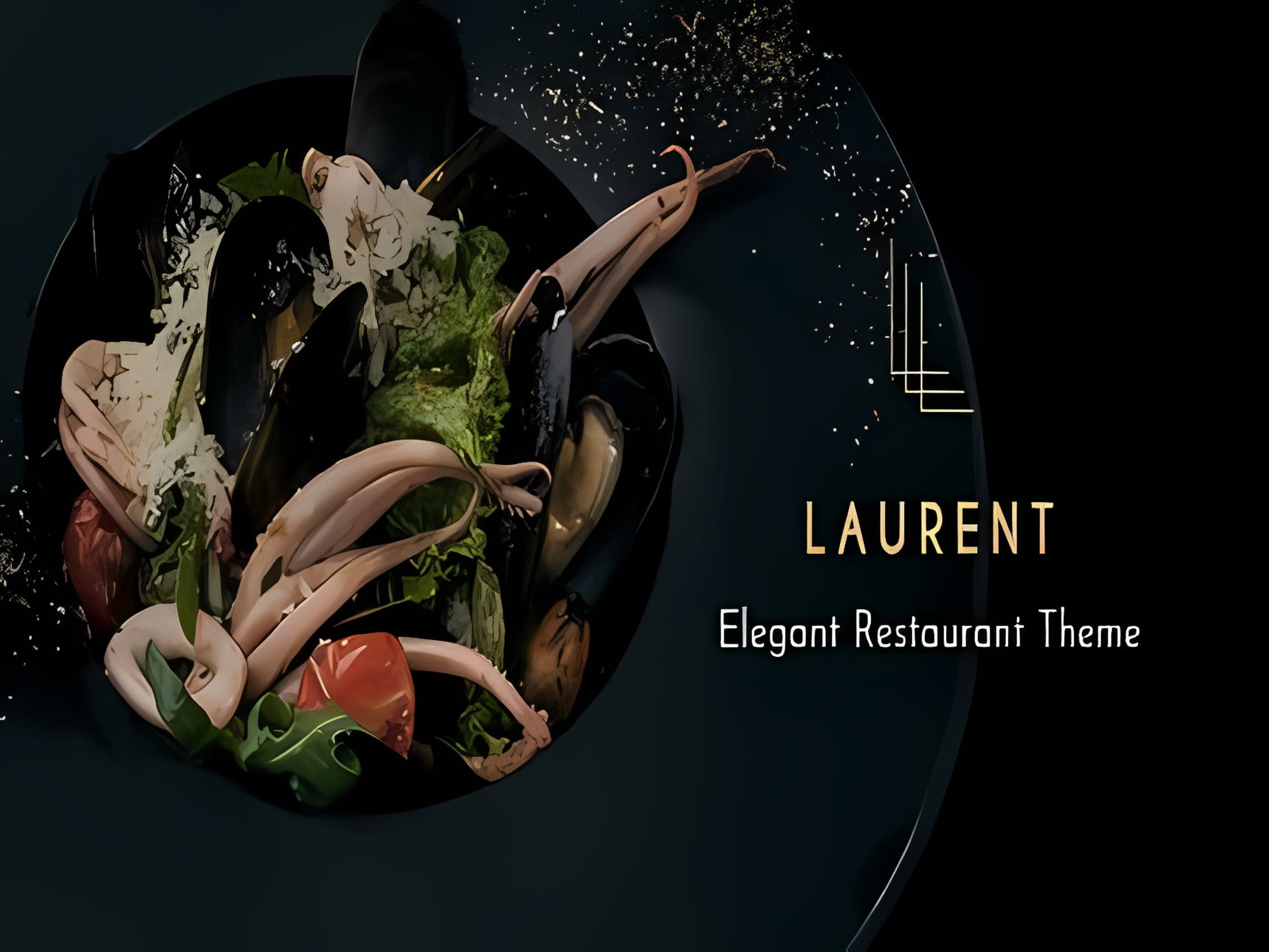 Szablon Laurent Elegant Restaurant Theme