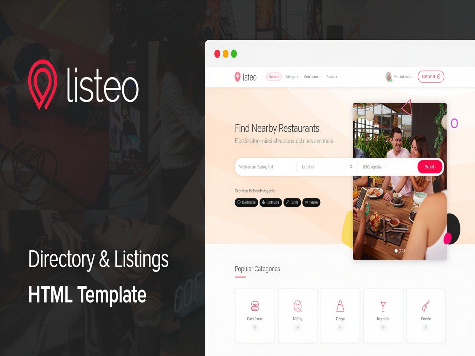 Szablon Listeo - Directory Listings with Booking WordPress Theme