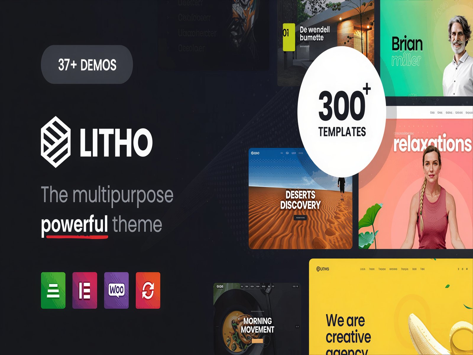 Szablon Litho - Multipurpose Elementor WordPress Theme