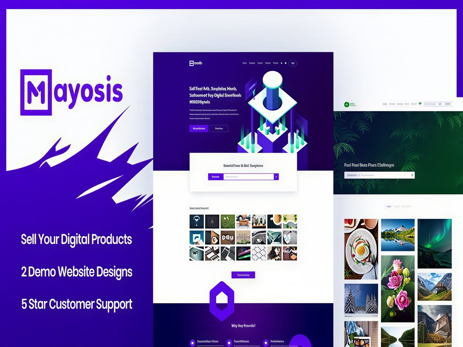 Szablon Mayosis – Digital Marketplace WordPress Theme