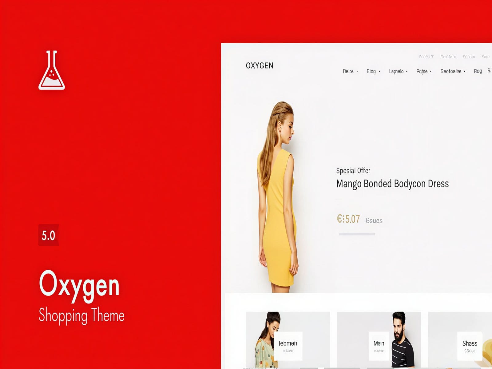 Szablon Oxygen WooCommerce WordPress Theme