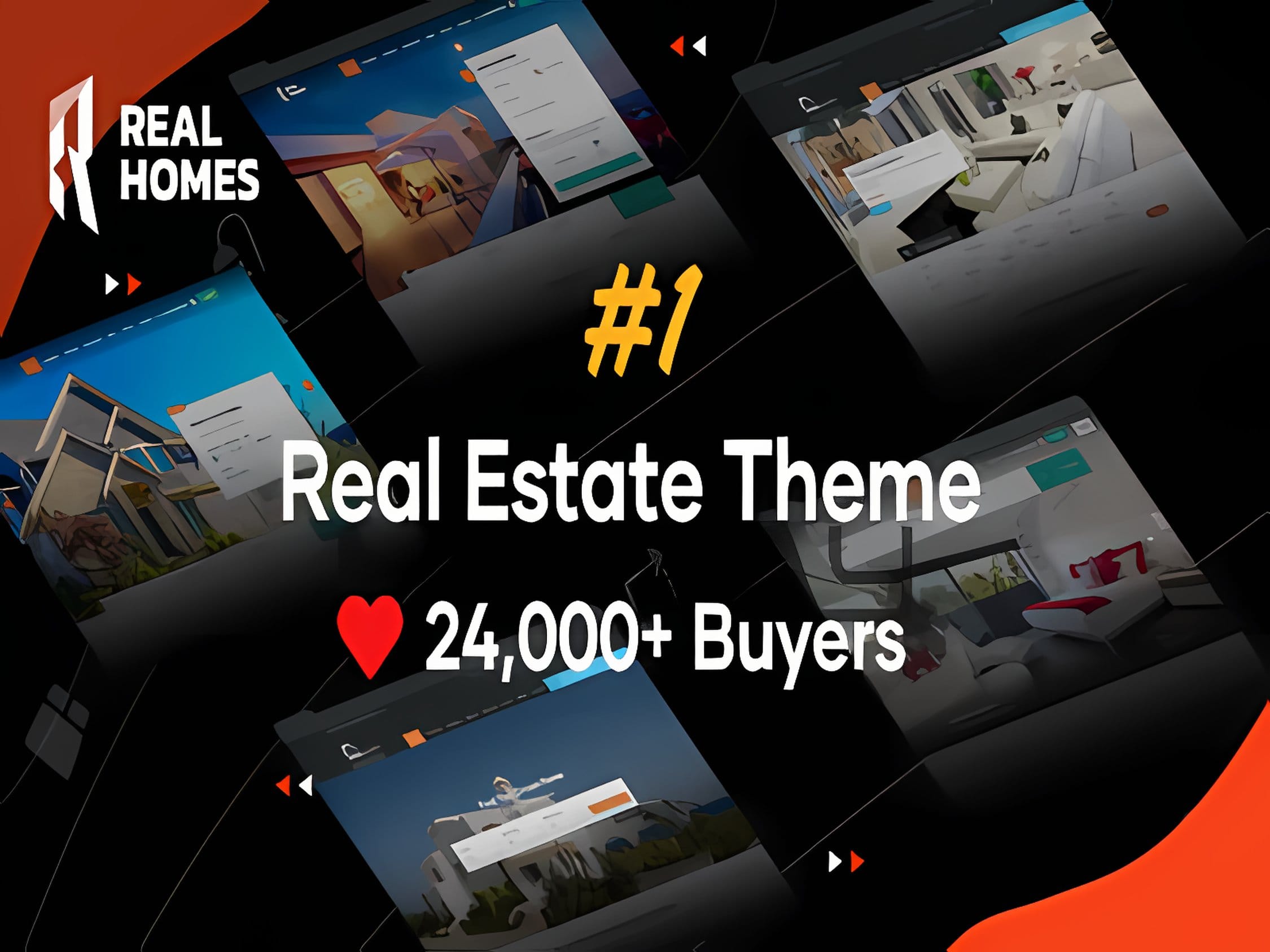 Szablon Real Homes Estate Sale and Rental Wordpress Theme