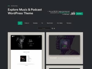Szablon Sonaar Music Premium Music WordPress Themes for Musicians and Podcasters