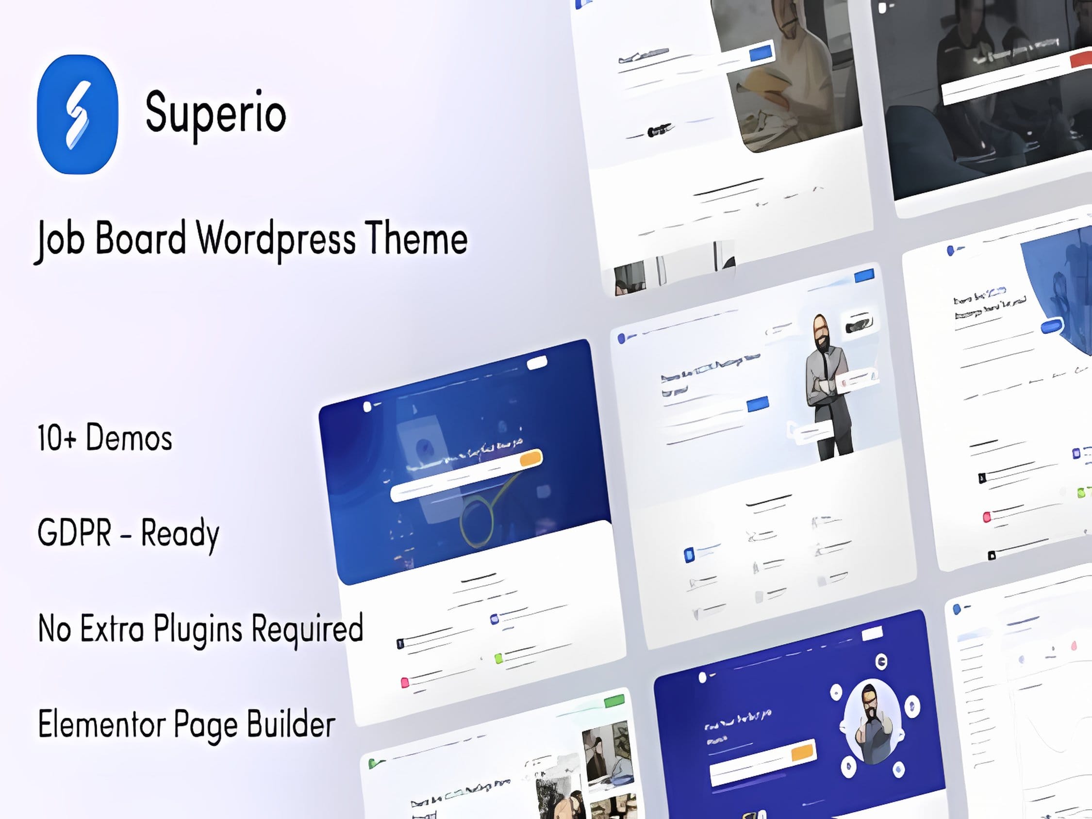 Szablon Superio Job Search WordPress Theme
