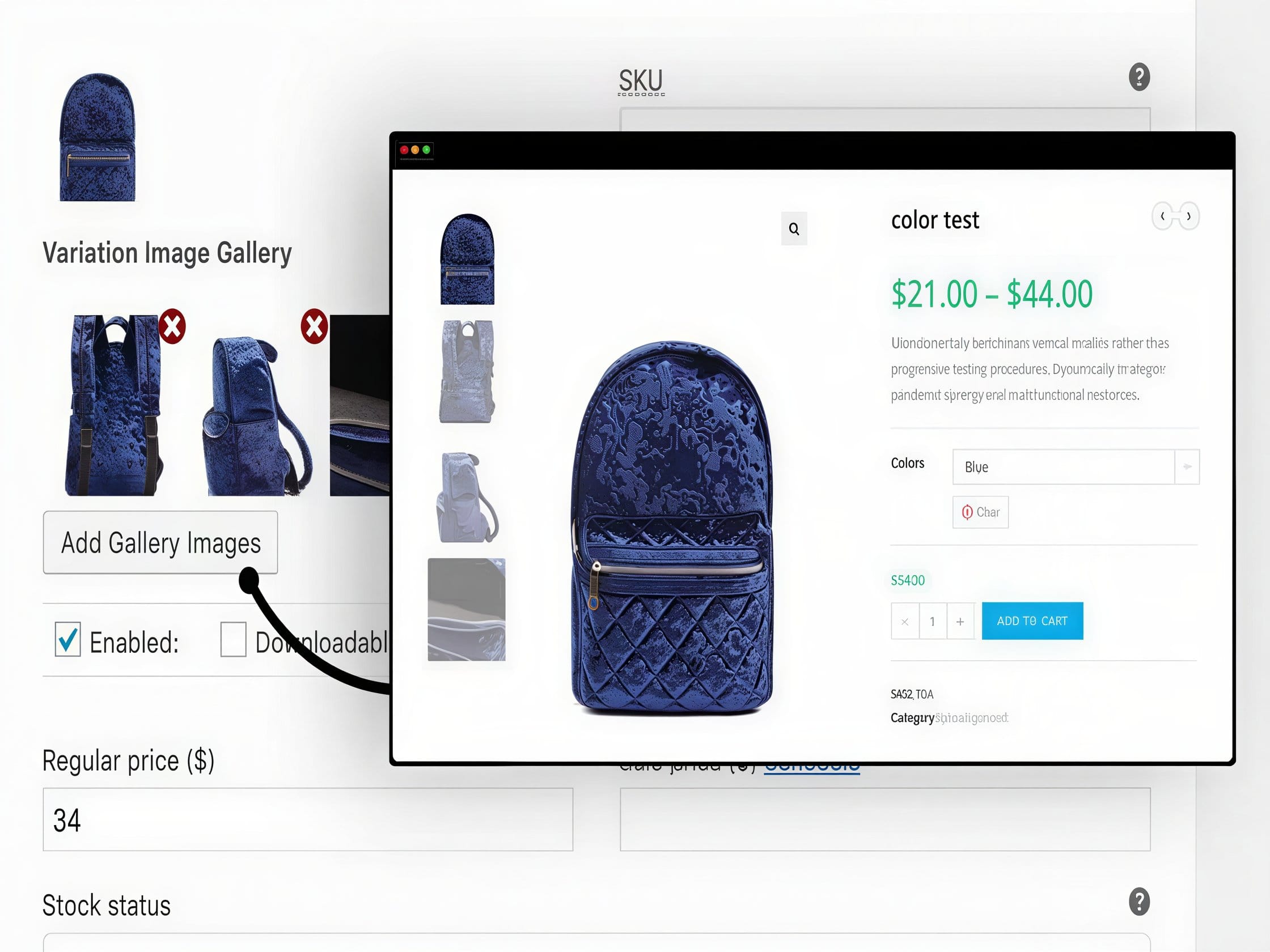 Wtyczka Additional Variation Images Gallery For WooCommerce