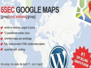 Wtyczka 5Sec Google Maps WordPress Plugin