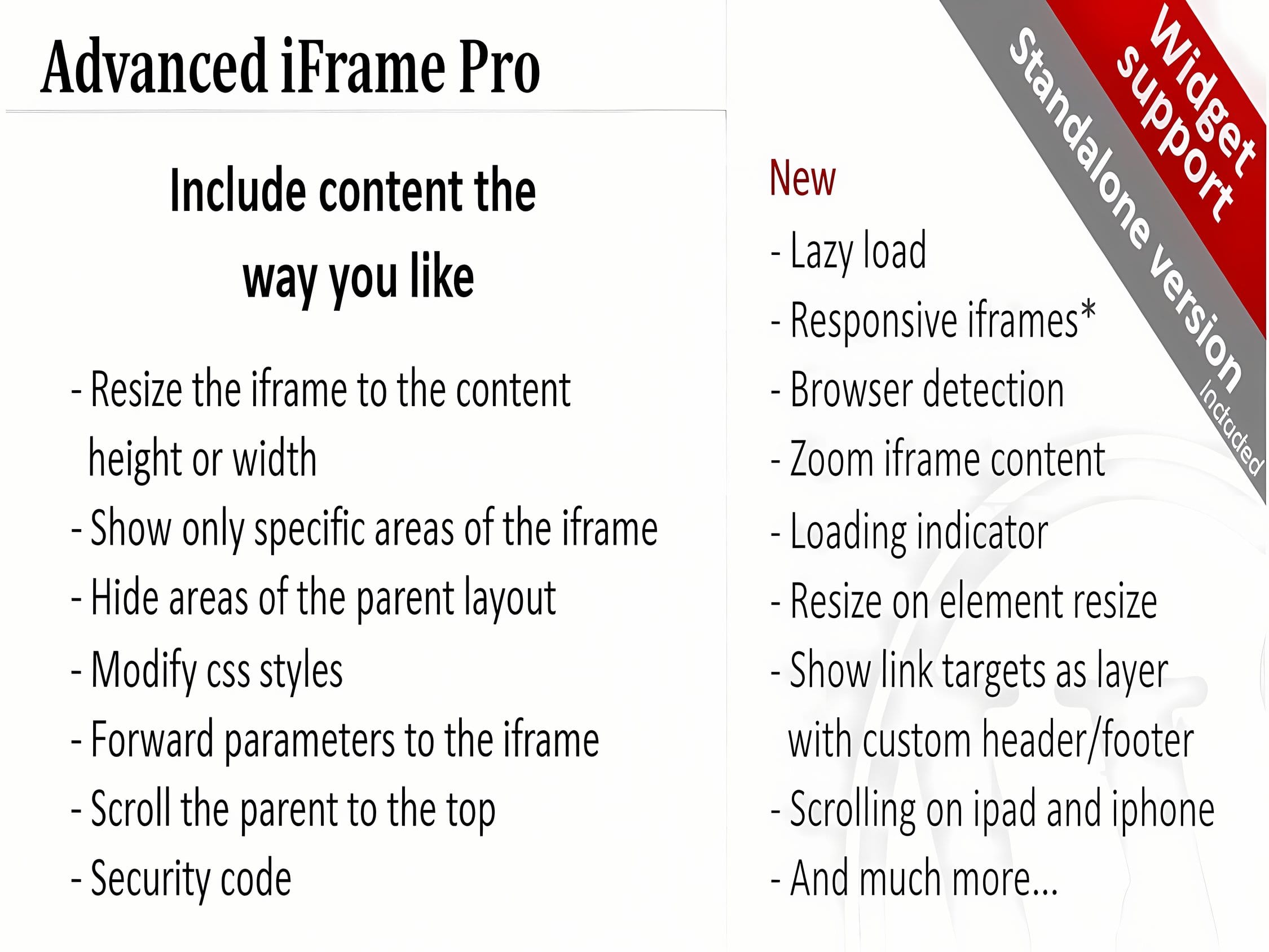 Wtyczka Advanced Iframe Pro