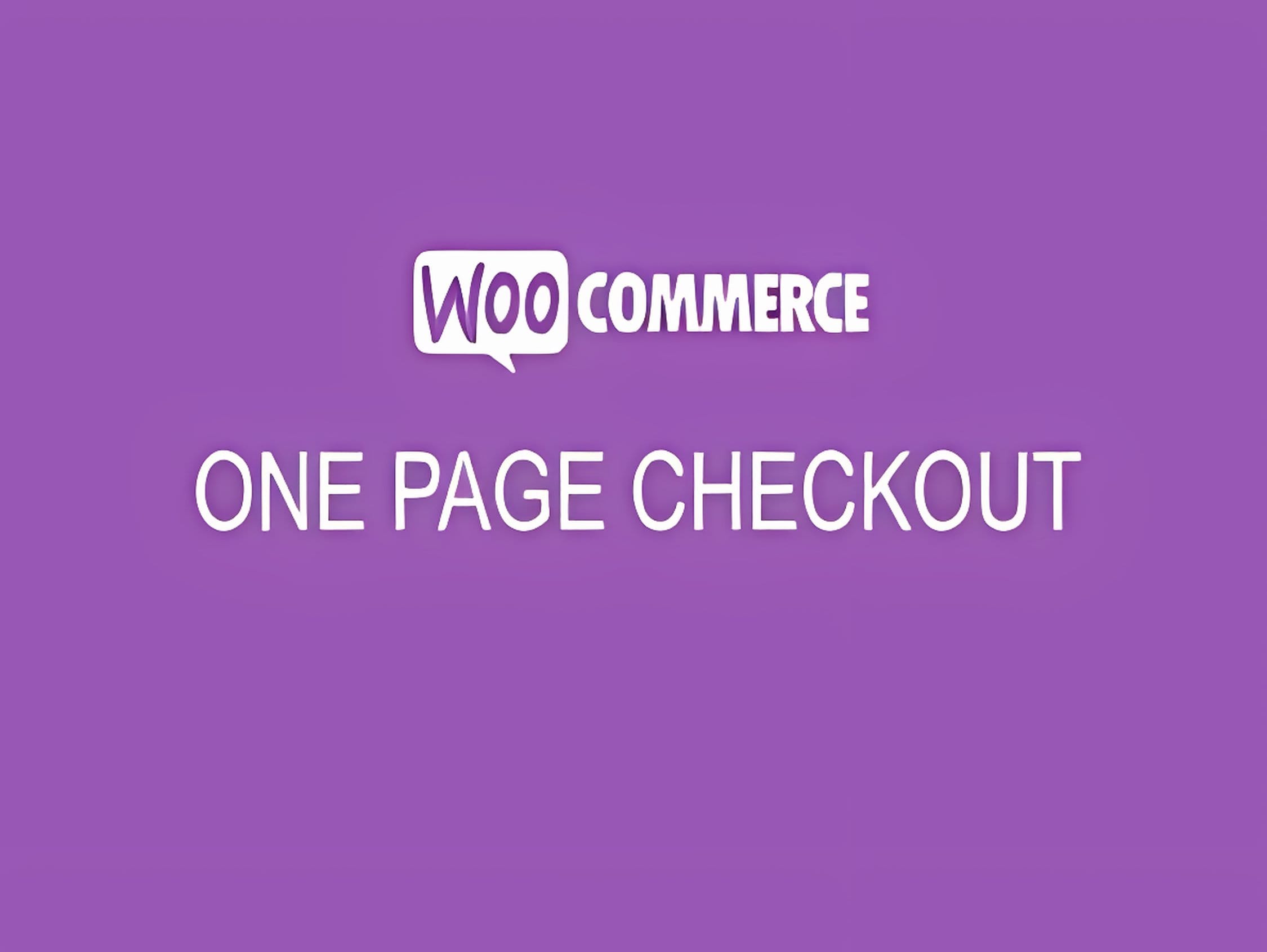 Wtyczka WooCommerce One Page Checkout