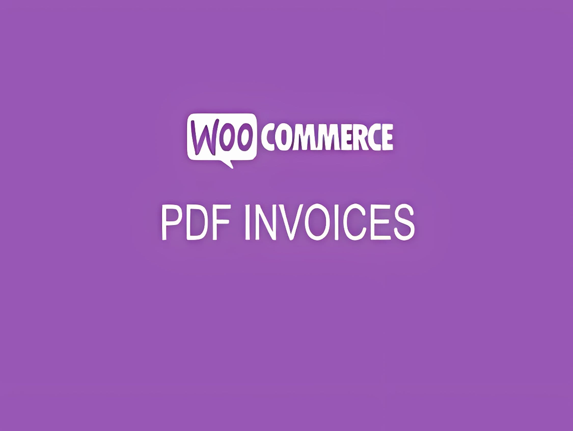 Wtyczka Woocommerce PDF Invoices