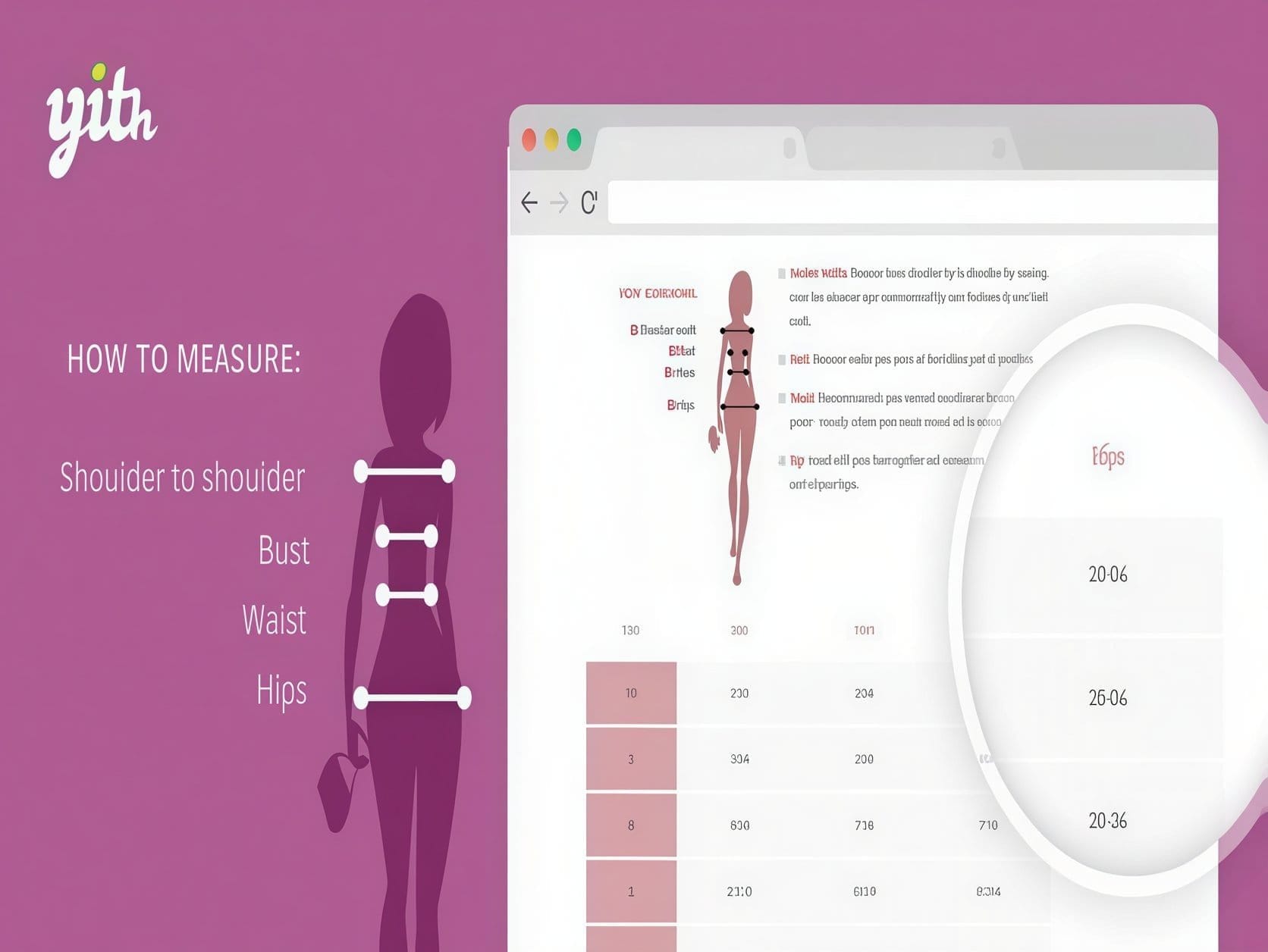 Wtyczka YITH Product Size Charts for WooCommerce Premium