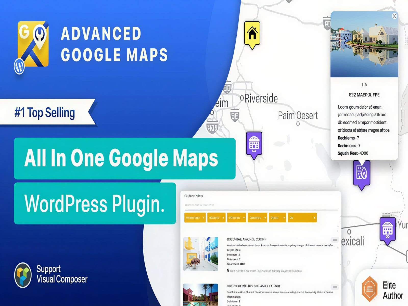 Wtyczka WP MAPS PRO
