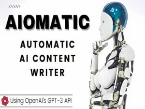 Wtyczka Aimogen Pro (AIomatic) Automatic AI Content Writer