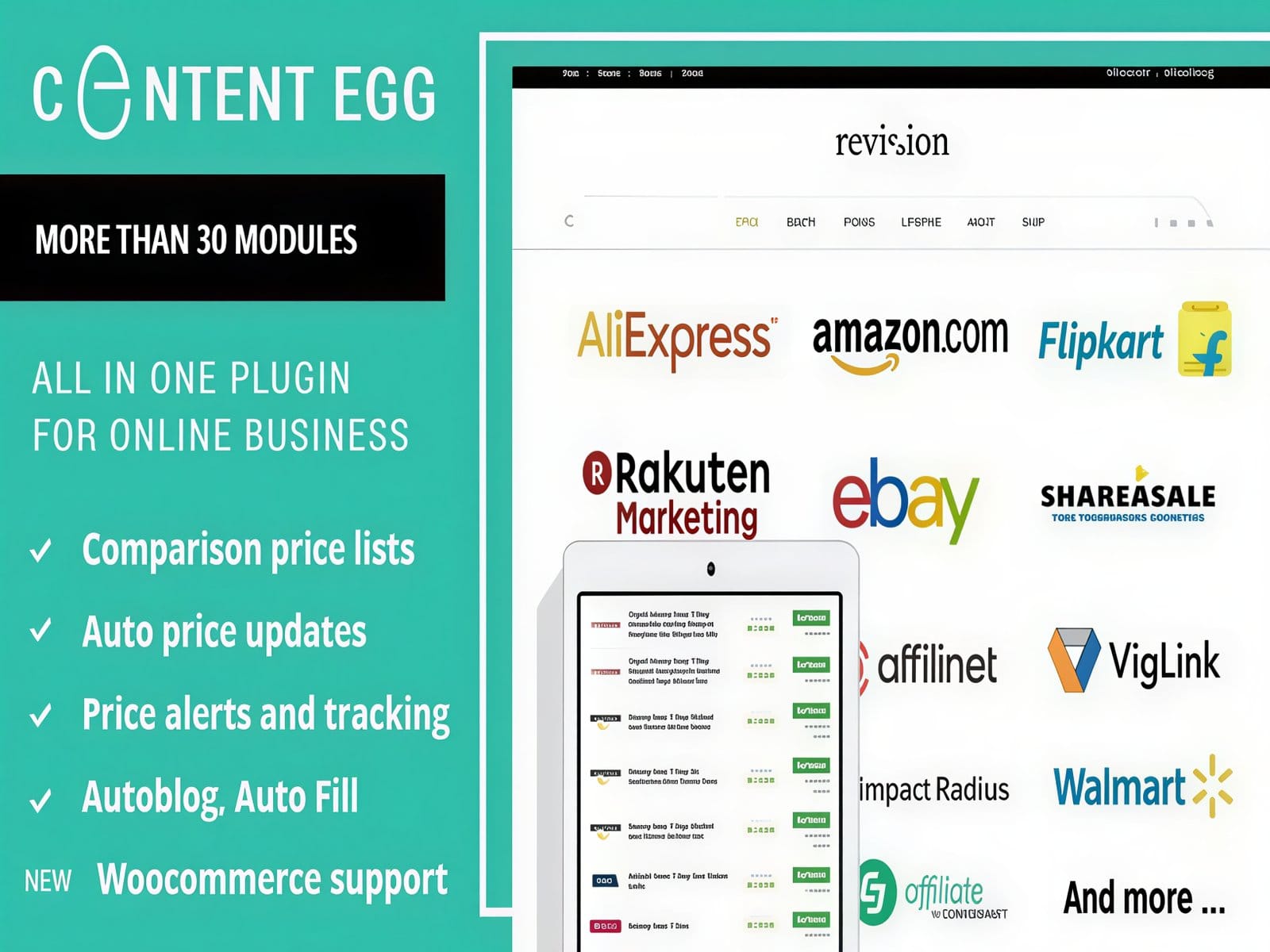 Wtyczka Content Egg - All In One Plugin For Affiliate Price Comparison Deal Sites