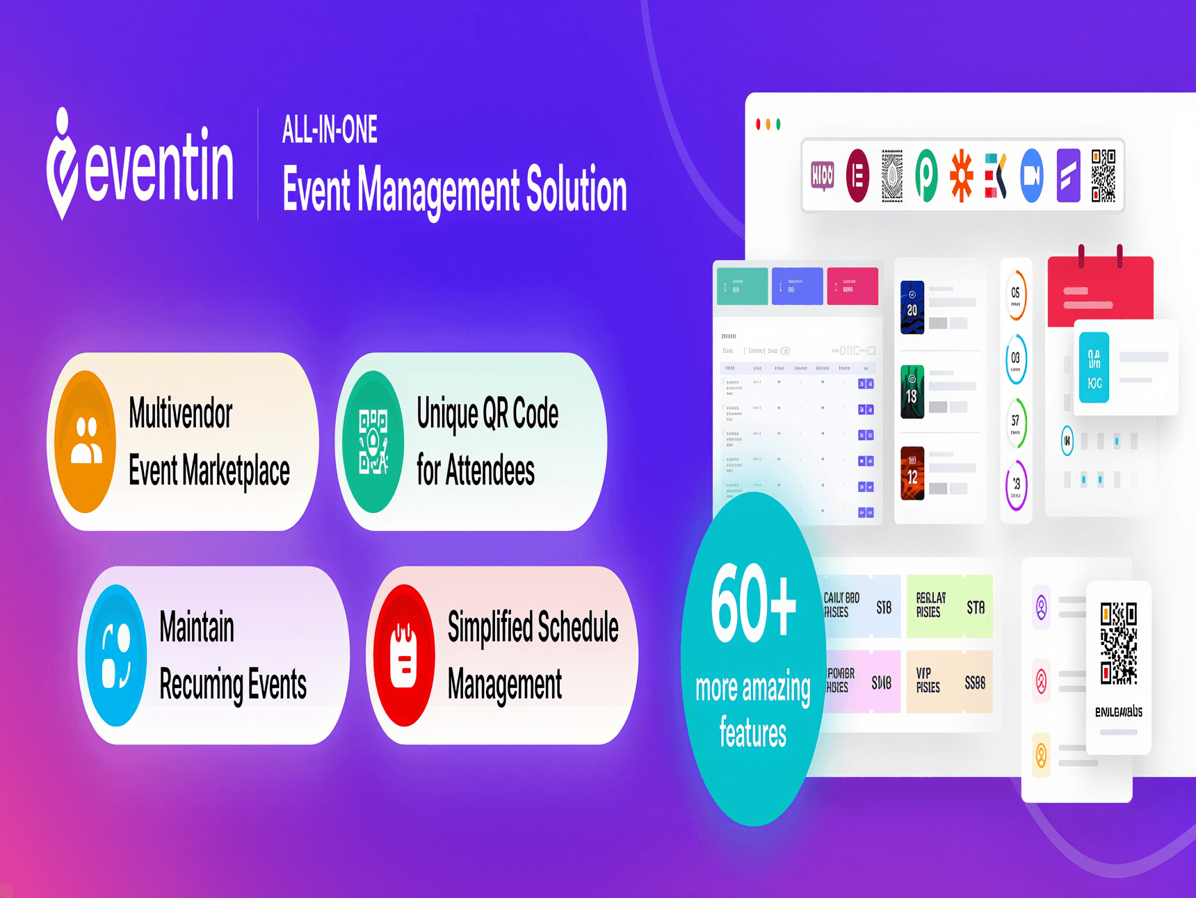 Wtyczka Eventin WooCommerce Events Ticket Plugin + DODATKI